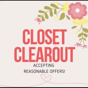Closet Clear Out! Make a bundle!